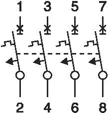 Eaton AZ-4-C125 Interruptor Automático MCB De 4 Polos 125A - 211812