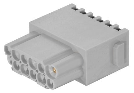 Harting Han DD Quick Lock 12-Contact Female Module 10A - 09140122734 [2 Pieces]