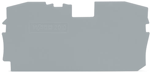 WAGO TopJob S Fin Y Placa Intermedia Gris 1mm - 2010-1291 [20 Piezas]