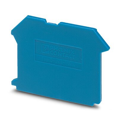 Phoenix Contact End Cover D-UK 5-Twin Blue - 1923050 [10 Pieces]