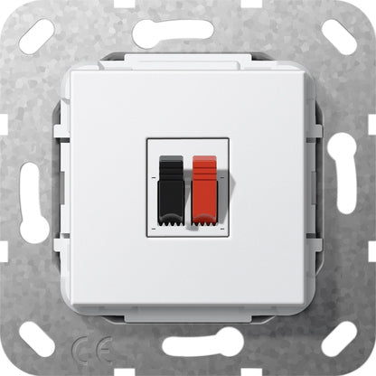 Gira System 55 Single Speaker Connection Insert White - 569203
