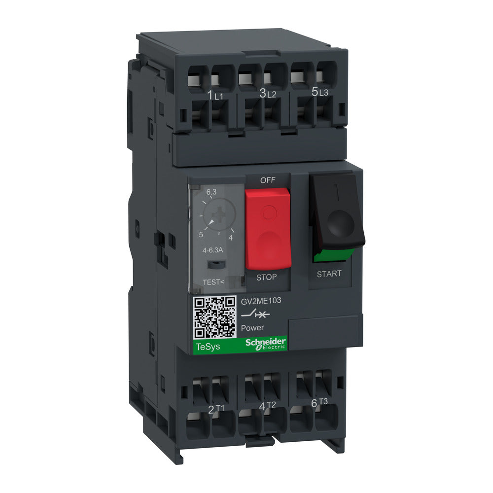 TeSys GV2ME103 Motor Circuit Breaker 4-6.3A - GV2ME103