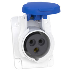 Schneider Electric PratiKa 16A Angled Panel Socket IP44 - PKF16F423