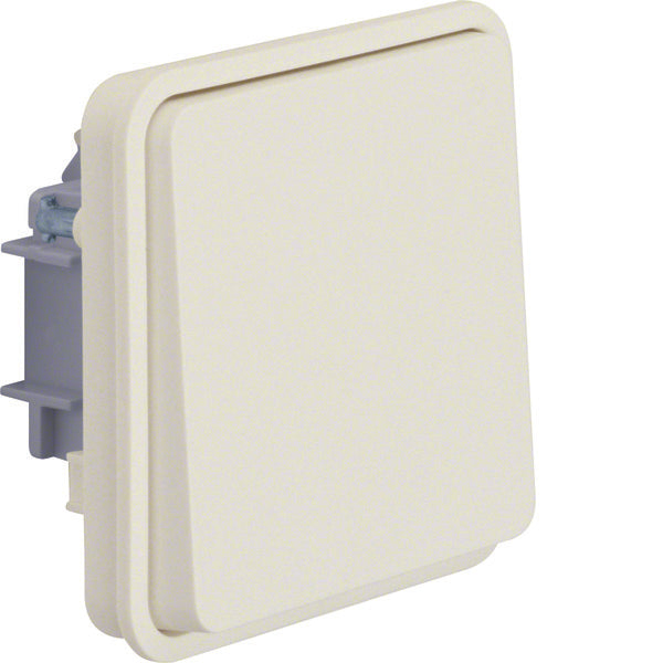Berker W1 NO Contact Push Button Switch White - 50453512