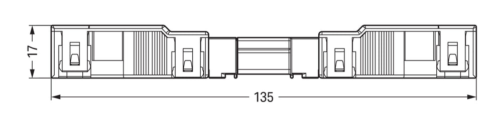 WAGO 770-114 Conector De Alivio De Tensión De 4 Polos Negro - 770-114