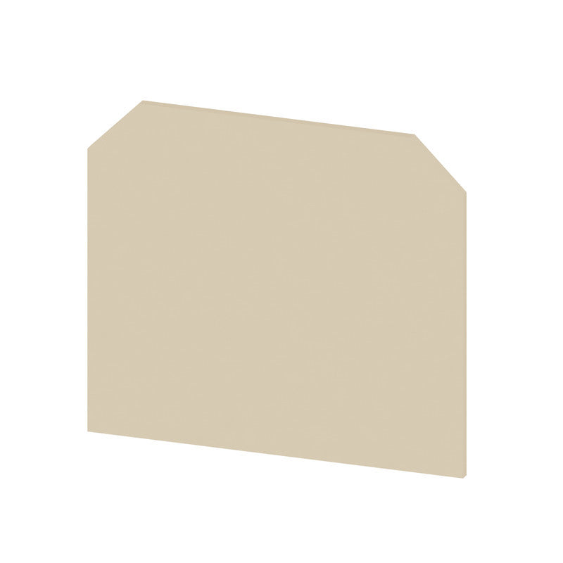 Terminal Block End Plate 58mm x 1.5mm Beige - 0303660000 [10 Pieces]