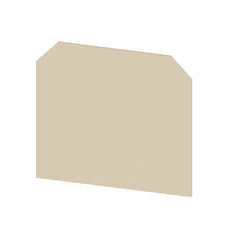 Terminal Block End Plate 58mm x 1.5mm Beige - 0303660000 [10 Pieces]