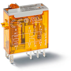 Finder 46 Serie Relé Mini Industrial 2CO 8A 230VAC - 46.52.8.230.0040