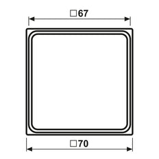 Jung LS990 Alpine White Mounting Frame CD500 - LS981ZWW [2 Pieces]