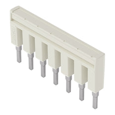 Conector De Puente Aislado Wago De 7 Vías Gris Claro - 2002-407 [5 Piezas]