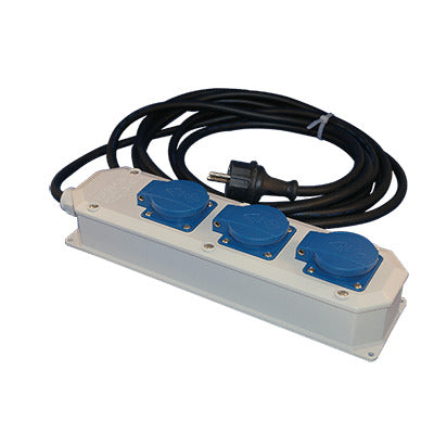 Hateha Caja De Distribución De Energía De 3 Vías 16A Con Cable De 10m - 12.112.012