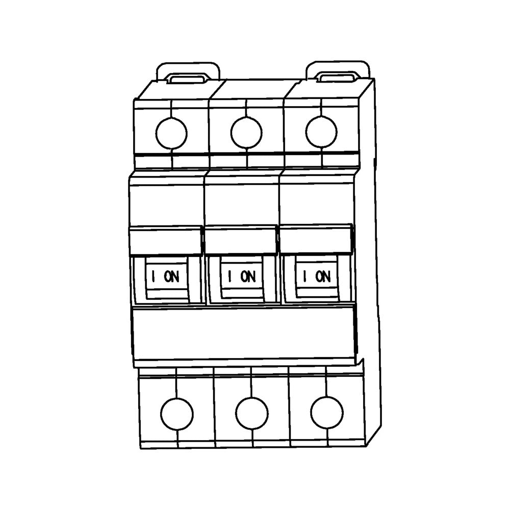 Doepke DLS 6i 32A 3-Pole Circuit Breaker 10kA C-Curve - 09916296