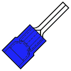Insulated Pin Terminal M9 Blue Nylon 1.5-2.5mm² - 156656 [100 Pieces]
