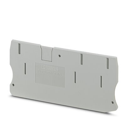 Phoenix Contact D-PT 10-TWIN End Cover Gray - 3208748 [10 Pieces]