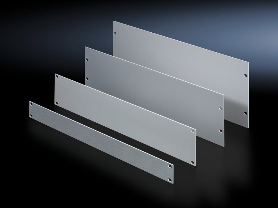 Rittal 6U Aluminum Blanking Plate - 1936200 [3 Pieces]