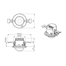 Dual Network Presence Detector PD4-M-2C DS IB - 92760