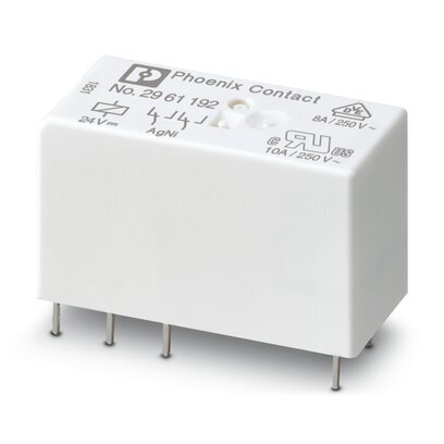 Phoenix Contact Miniature Power Relay 24V DC Dual Contact - 2961192 [2 Pieces]