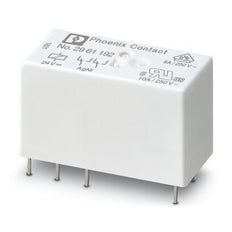 Phoenix Contact Miniature Power Relay 24V DC Dual Contact - 2961192 [2 Pieces]