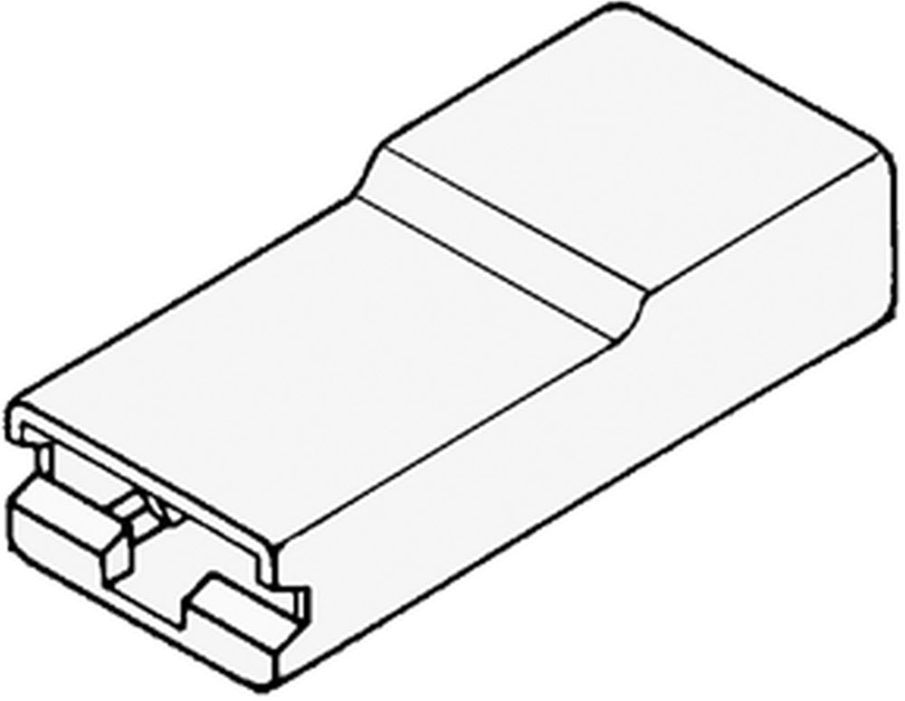 Nylon Insulation Cap With Lock For 6.3mm Terminals - 410080 [100 Pieces]