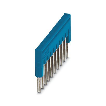 Phoenix Contact 10-Pole Bridge Connector 3.5mm Blue - 3213125 [2 Pieces]