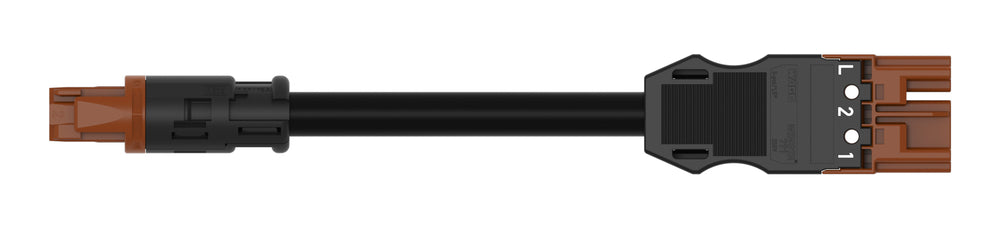 WAGO ECA MIDI Cable Adaptador De 3 Polos 3M Marrón - 774-9973/1506-305