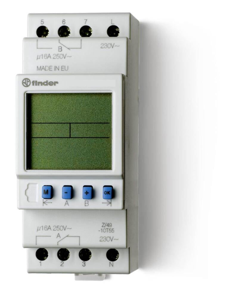 Temporizador Semanal Digital Interruptor 2CO 16A 24V UC - 12.22.0.024.0000