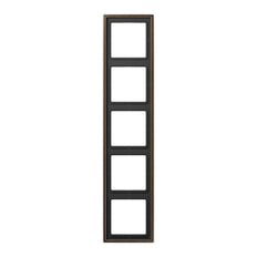 Jung LS 5 Gang Cover Frame Antique Brass - ME2985AT