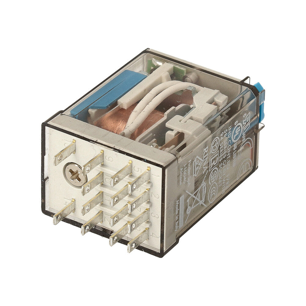Finder 4CO Relé Industrial 7A 24VDC Con LED De Prueba - 55.34.9.024.0094