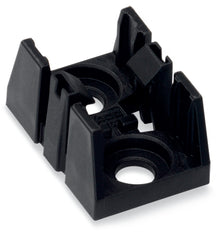 Wago 890-1622 2-Pole Distribution Mounting Plate Black - 890-1622 [10 Pieces]