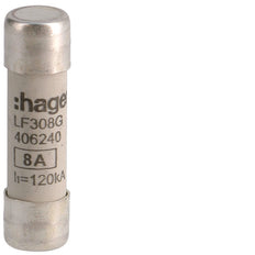 Hager Industrial Cylindrical Fuse 8A 500V 10x38mm gG - LF308G [10 Pieces]