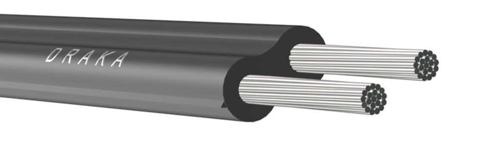 Heat Resistant Twin Cable Edrateen 2x0.75mm 110C - 108108 [100 Meters]