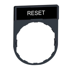 Harmony XB4 XB5 Reset Legend Plate 30x40mm - ZBY2322 [10 Pieces]