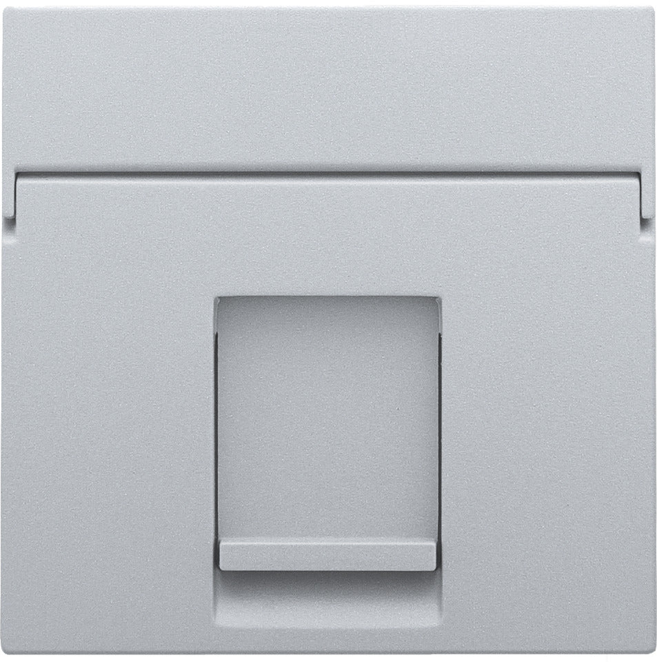 Niko Sterling RJ45 Central Plate With Dust Cover - 121-65100