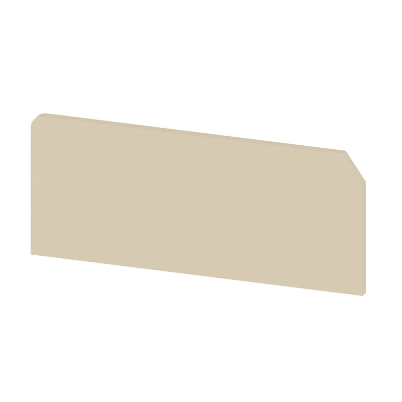 Weidmuller End Plate Terminal Block Cover 52mm Beige - 0380360000 [5 Pieces]