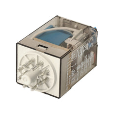 Relé Industrial Finder 24 V CC 10 A Doble Contacto Con Prueba - 60.12.9.024.0040