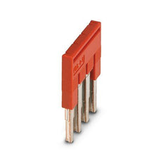 Phoenix Contact 4-Pole Bridge Connector FBS 4-5 Red - 3030187 [5 Pieces]
