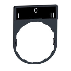 Schneider Electric Harmony XB4 XB5 Legend Holder I-O-II - ZBY2186 [5 Pieces]