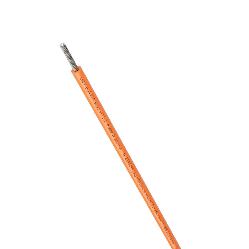 LAPP Multi-Standard SC 2.1 Single Core Cable 0.5mm² Orange - 4160109 [100 Meters]