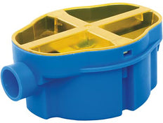 ABB H140 Caja De Pared 40mm Entrada Simple Para Enchufe Doble - 7120.129 [2 Piezas]