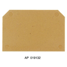 Weidmuller Terminal Block End Plate 54x3mm - 0191320000 [5 Pieces]