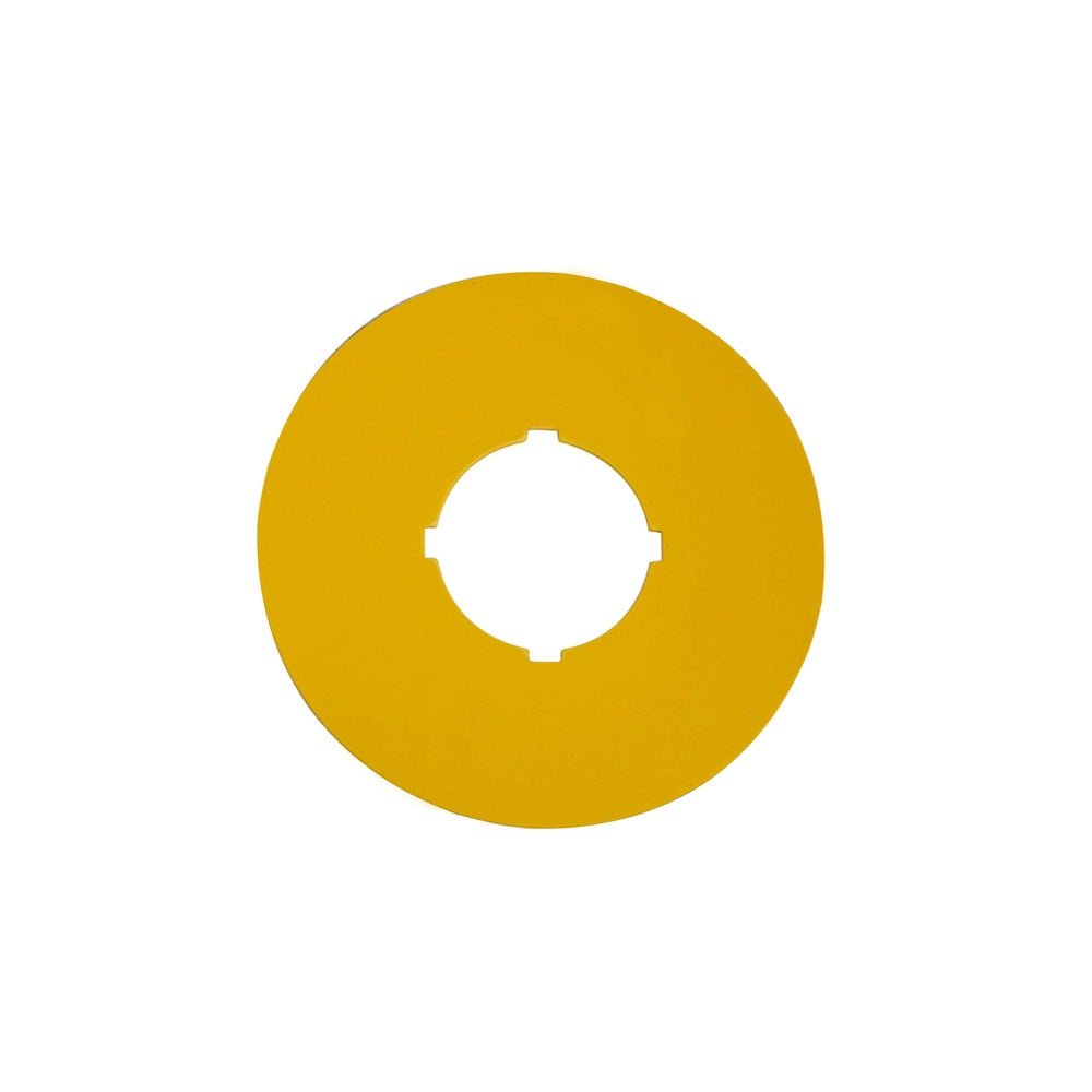 Eaton M22-XBK Etiqueta De Parada De Emergencia Redonda Amarilla - 269580