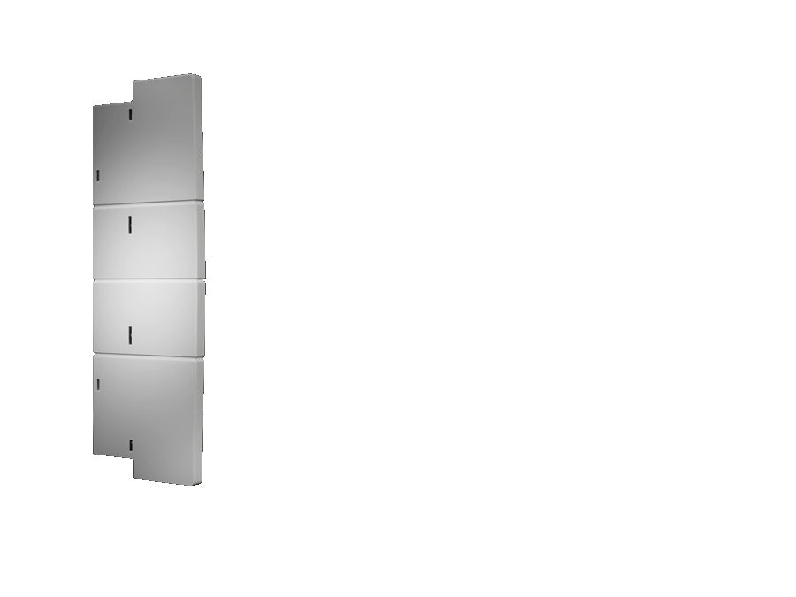 Rittal RiLine60 End Cover PLS800 3-Pole - 9341070 [2 Pieces]