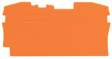 Wago End And Intermediate Plate 1mm Orange - 2006-1292 [20 Pieces]