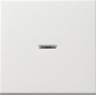 Gira System 55 Indicator Rocker Switch Pure White Matte - 091427 [2 Pieces]