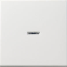Gira System 55 Indicator Rocker Switch Pure White Matte - 091427 [2 Pieces]