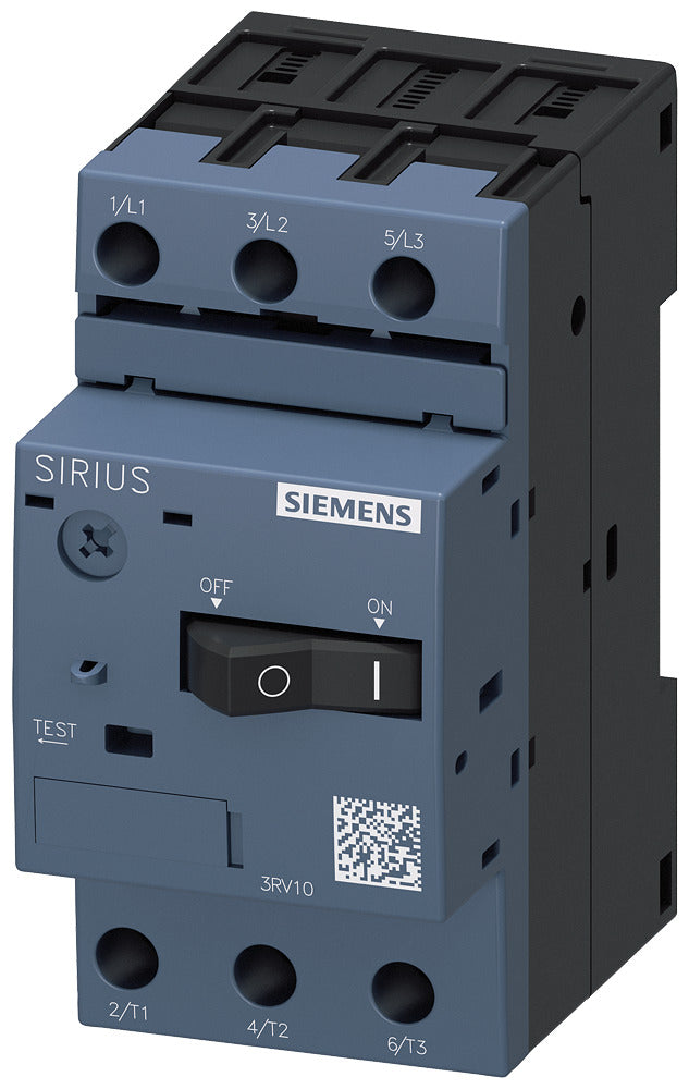 Siemens 3RV1011 S00 Motor Circuit Breaker 4.5-6.3A - 3RV10111GA10