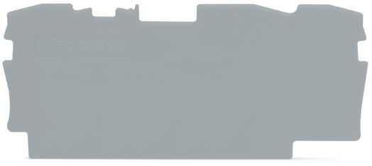 WAGO TopJob S Fin Y Placa Intermedia 1mm Gris - 2004-1391 [20 Piezas]