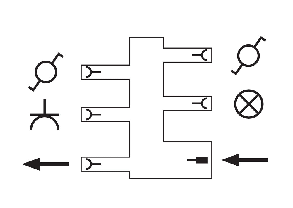 WAGO 770-638 3-Pole Distribution Connector Switch - 770-638