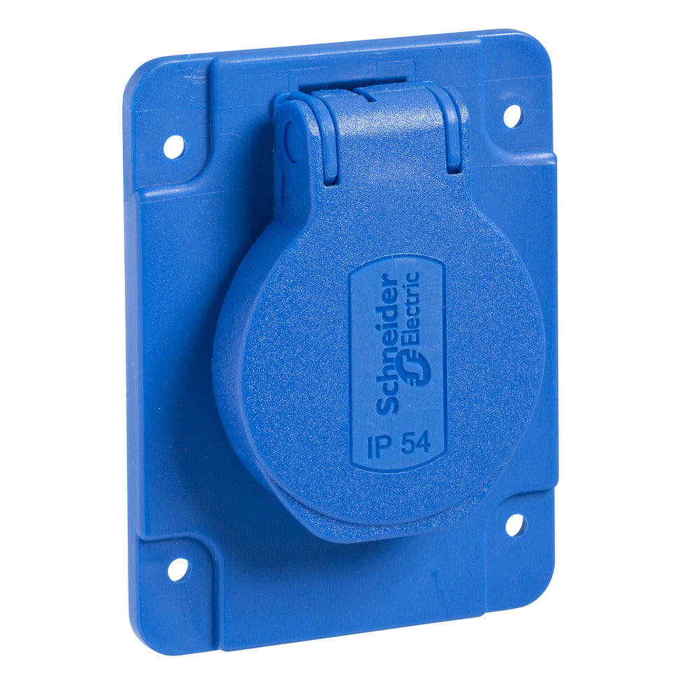 Toma Industrial Schneider Electric IP54 16A 250V Azul - PKS61B