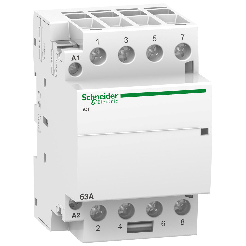 Schneider Electric iCT 63A 4NO Modular Contactor 24V AC - A9C20164